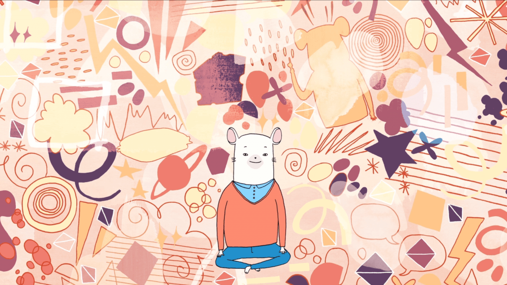 Adorable Meditation Video with Animated Mice