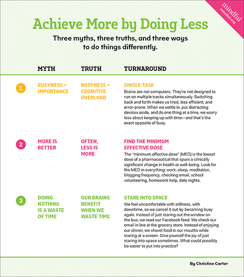 Busyness Myths Debunked: Why Less is More