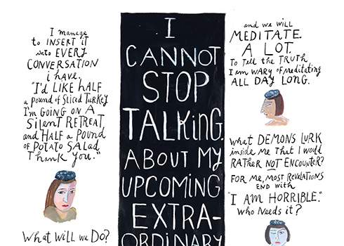 Maira Kalman Tries Silent Meditation Retreat