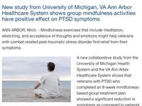Mindfulness Therapy Reduces PTSD Symptoms in Veterans